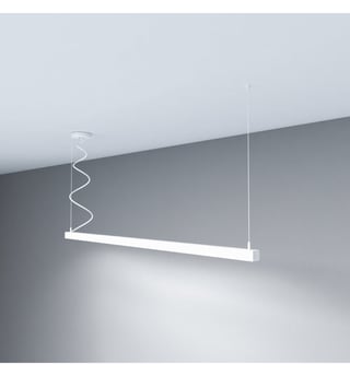 Suspension LED Linéaire MUNICH MINI Blanc 0.44m-1.94m