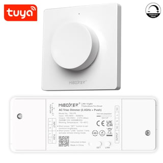 Pack variateur TRIAC Tuya RF 2.4GHz + panneau contrôle