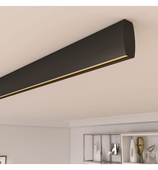 Réglette LED RICHARD noir 0,5-2 m linéaire