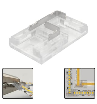 Pack 10 connecteurs L LED COB SMD 8-10mm IP20