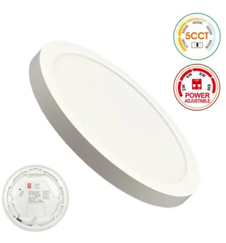 Plafonnier LED Bonn Blanc 2-8W 5CCT IP44