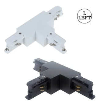 Connecteur type -T- rail triphasé GAUCHE