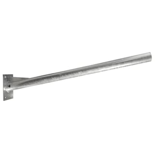 Support de Lampadaire - Acier Galvanisé - 1m.
