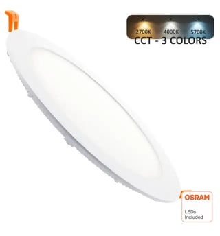 Downlight LED slim circulaire 26W CCT OSRAM