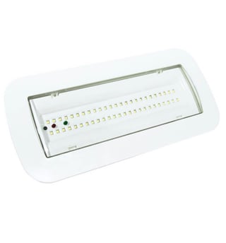 Éclairage de secours 4W LED + Kit Intégré + Option Lumière Permanente - IP65