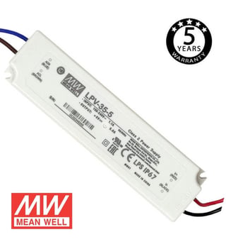 Alimentation Mean Well 35W 5V 5A IP67