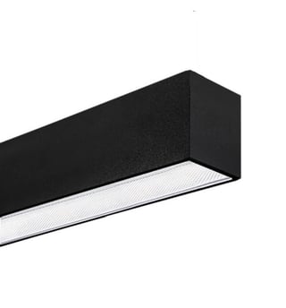 Réglette LED Saillie MUNICH MINI Noir 0.44m-1.94m