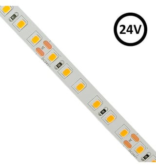 Ruban LED 24V 120LED/m 5m SMD2835 1680lm 12W/m IP20