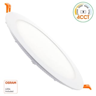 Downlight Slim LED 24W Rond CCT OSRAM 120° Ø225mm
