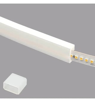 Tuyau silicone LED FLEX 06-12 50m pour bandes LED 8mm