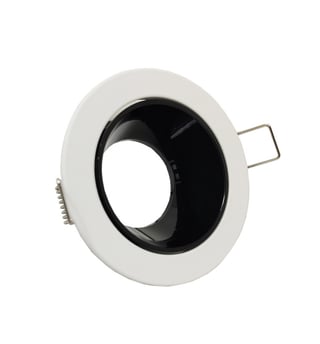 Anneau encastrable carré réglable GU10/MR16 alu