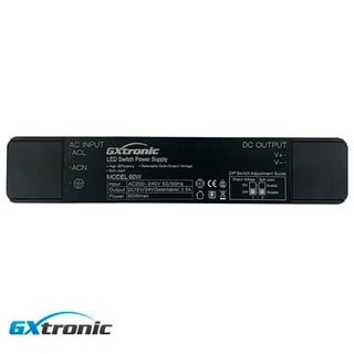 Alimentation GXtronic 60W 12V/24V IP42