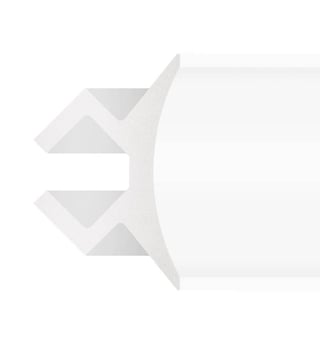 Moulure polystyrène arc double LED 2m