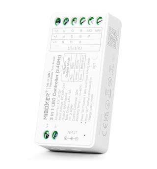 Contrôleur LED 3en1 RGB RGBW RGBCCT RF 12-24V 2.4GHz
