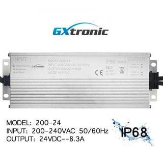 Alimentation Étanche 24V 200W IP68 GXtronic 2 Sorties
