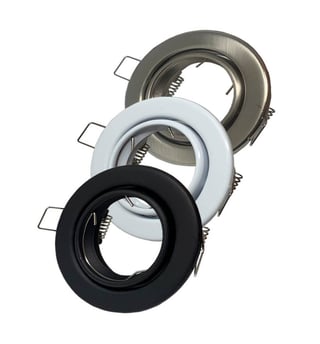 Anneau rond réglable pour ampoule dichroïque GU10 MR16 LED