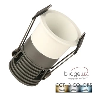 Downlight LED 6W Blanc Bridgelux 40° CCT UGR11