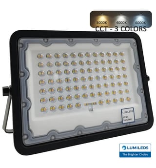 Projecteur LED 100W New Avant Black CCT IP65