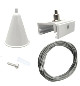 Kit suspension pour rail triphasé 140 cm