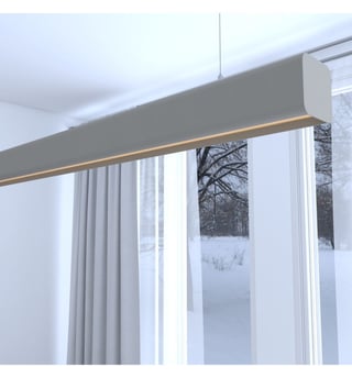 Suspension LED Linéaire ANTOINE Gris Pierre 0,5-2m