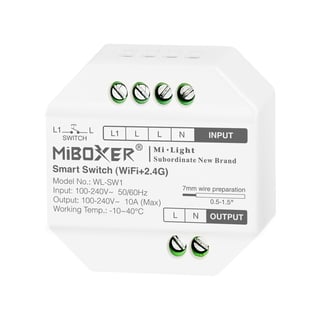 Interrupteur WiFi 2,4 GHz Miboxer WL-SW1 100-240V 10A