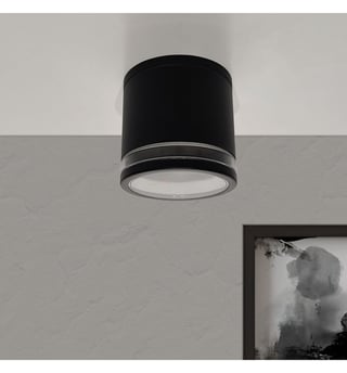 Plafonnier LED Noir IP65 GU10