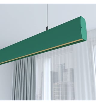 Lampe Linéaire  Suspension LED RICHARD Vert 0,5-2m