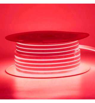 Néon LED 24V 8W/m 50m 6x12mm Rouge