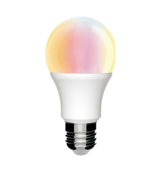 Ampoule LED 10W SMART Wifi RGB+CCT + Télécommande - A60 Dimmable - E27