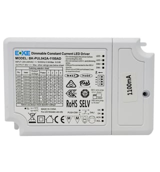 Driver BOKE DALI2/PUSH 25–42W 600–1100mA IP20