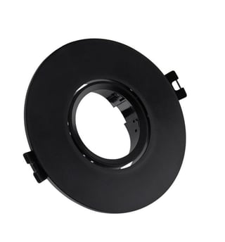 Anneau Orientable GU10 LED Circulaire Noir