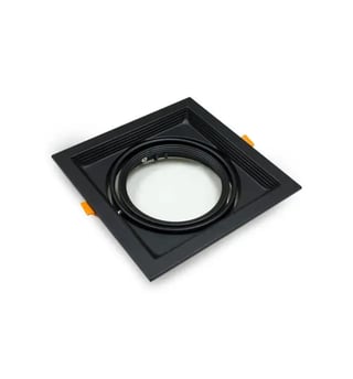 Cadre double AR111 - orientable noir