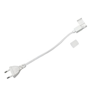 Connecteur de courant pour bande LED 220V / 10mm + Embout
