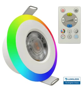 Downlight LED 6W RGB CCT Lumileds Télécommande