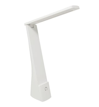 Lampe de bureau LED - 9W - ALESUND - Flexible Blanc - CCT - Batterie Lithium - Dimmable