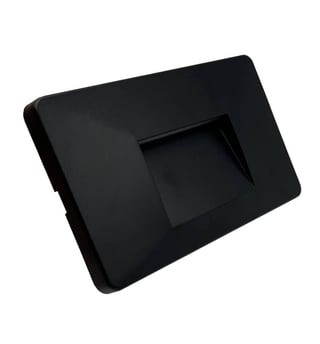 Balise LED Slim 3W rectangulaire noire IP65
