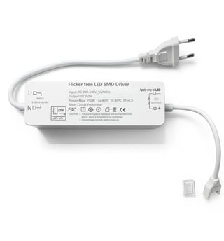 Driver Flicker Free Ruban LED 220V IP65 10mm 250W