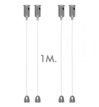 Kit de suspension pour luminaire LED - 1 M