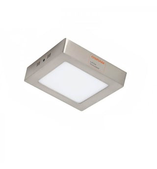 Plafonnier LED 8W Quadrado inox OSRAM CCT