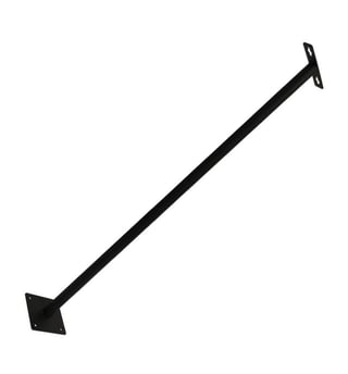 Support Noir pour Projecteur LED – Hauteur 100 cm – Fixation Robuste pour Éclairage Extérieur