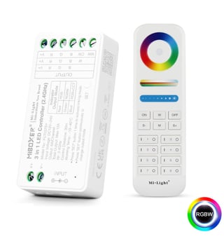 Pack contrôleur LED 3en1 RGB RGBW RGBCCT 12-24V 2.4GHz