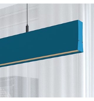 Suspension LED Linéaire LOLA Bleu Azur 0.5m-2m