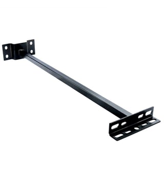 Support Noir pour Projecteur LED – Hauteur 80 cm – Fixation Murale Robuste pour Éclairage Extérieur