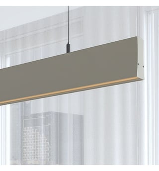 Suspension LED Linéaire Gris Pierre 0.5m-2m