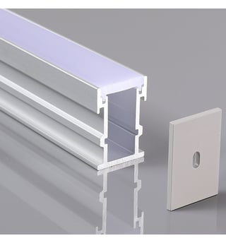 Profilé en aluminium modèle SOL - 2 m