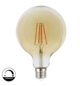 Ampoule LED Filament Vintage 8W E27 G125 Dimmable