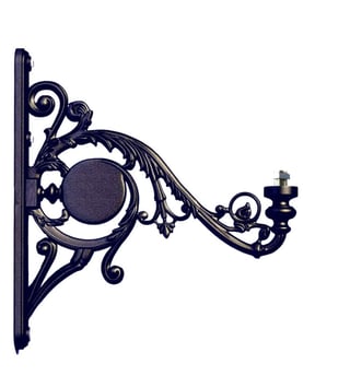 Support pour Lampadaire Palace Aluminium 65cm
