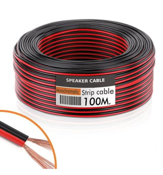 Câble audio ruban LED 2x0,5 mm 100 m