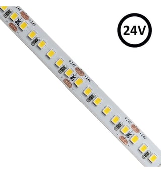Ruban LED 24V 182LED/m 5m SMD2835 11200lm 16W/m IP20