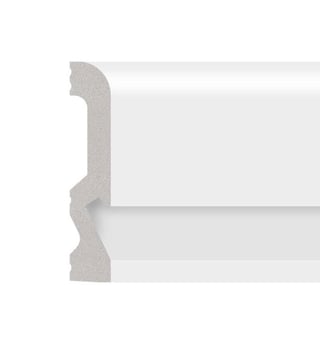 Moulure plinthe polystyrène classique LED 2m